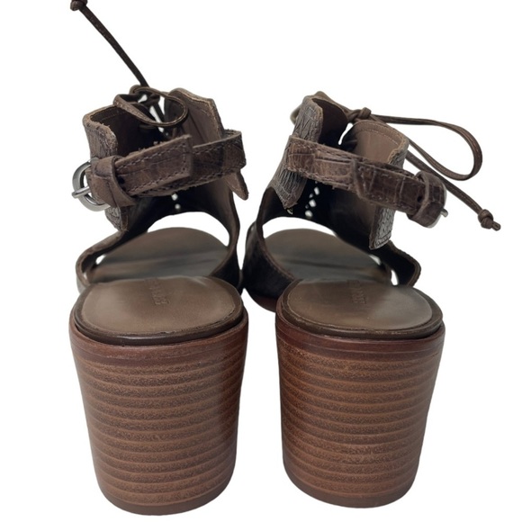 Bernardo Women’s Made in Brazil Brown Heeled Sandals - Picture 5 of 9